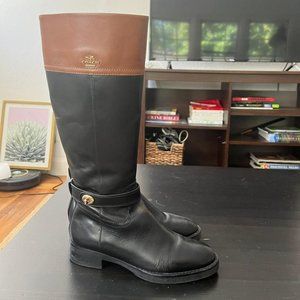 Coach 2-toned Mischa Leather Dress Boots (original $350)